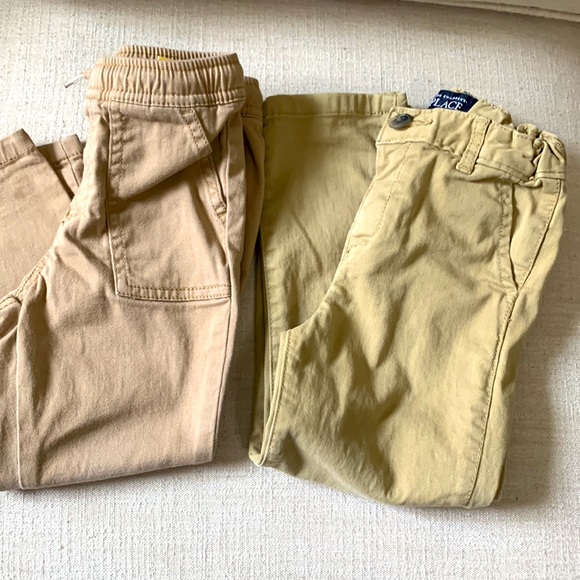 4 pairs of khakis bottoms. Worn for school uniforms. Like new. - Picture 4 of 4